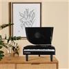Hi Fi Giradischi Bluetooth Vintage Con Altoparlanti Stereo Pianoforte Design