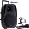 GEMINI ES15 TO GO diffusore amplificato batteria trolley usb bluetooth microfoni