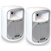 FBT J8A WHITE coppia casse diffusori amplificati 120W rms DJ band installazioni