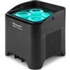 BEAMZ BBP54 faro ignifugo DMX wireless batteria telecomando durata fino a 15 ore