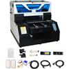 VEVOR A4 A3 Stampante UV 6 Colori Epson ESPON Testa di Stampa Rotante Supporto