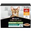 PURINA Pro Plan PRO PLAN Adulto Sterilizzato Manzo Pollo 10x85g