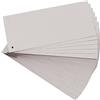 Exacompta 13485B Divisori e Segnaletica, 10x24 cm, Grigio