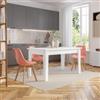 DEGHI Tavolo allungabile 140-190x80 cm bianco - Amigo