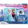 Ravensburger - Puzzles Disney Frozen B Confezioni Da 3 | Puzzle Bambini 5 Anni O Più | Regalo Bimba 5 Anni 3 X 49 Pezzi | Puzzle Bambini 21 X 21 Cm | Puzzles Perfetti Ravensburger