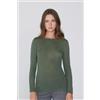 Tezenis Maglia Con Scollo A Barchetta In Viscosa E Lana Merino Donna Verde