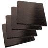 Paderno 41585-10 Set 4 Pz Piatto Quadro Ardesia, 10x10 cm