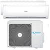 CANDY PURA CONDIZIONATORE DUAL CY2T14AOUT 9 + 9 BTU INVERTER R32 A++A+ WIFI