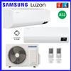 SAMSUNG CLIMATIZZATORE LUZON DUAL SPLIT AJ040TXJ2KG 9000+12000 AUTOCLEAN R32