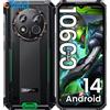 OUKITEL Telefono da lavoro Indistruttibile, 16GB+64B/1TB Telefono Rugged, 6.52" HD Cellu