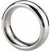 SeLgurFos Anelli del pene Cockring in acciaio inossidabile Set sessuale qualità metallo pene Bondage Stretch Ring Testicolo anello uomini giocattoli del sesso (50mm,Silver)