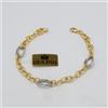 Gulino Gioielli Bracciale donna oro giallo e bianco 18 kt A.230