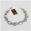 Gulino Gioielli Bracciale donna in oro bianco 18 kt a maglia E.49