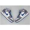 nike jordan 1 mid blue cement (gs)