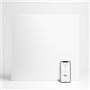 Adax Neo Compact - Convettore da parete intelligente WiFi - 500W | Controllo smartphone | Stufetta elettrica basso consumo bagno | Scaldino Elettrico | Altezza 420 mm | Bianco KWT | IP24C