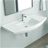 KAMALU Lavabo bagno sospeso 100 cm in ceramica Litos-BN10