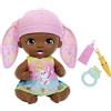 Mattel My Garden Baby - Bambola Junior Coniglietto Blu da 30 cm con Completino 2 in 1, Cappello Azzurro e Accessori, Giocattolo per Bambini 2+ Anni, HGC11