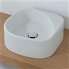 Moab80 Houselab Elletre lavabo da appoggio 16x43 in ceramica bianco opaco monoforo codice prod: L3LCER