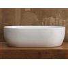 SCELTO DA DESIVERO Lavabo in ceramica ovale 55x36 bianco lucido da appoggio senza troppieno codice prod: DSV17433