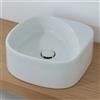 Moab80 Houselab Elletre lavabo da appoggio 17,5x2 in ceramica bianco lucido codice prod: L3LCERBC