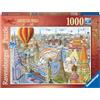 Ravensburger - Puzzle Giro del mondo in 80 giorni, 1000 Pezzi, Idea regalo, per Lei o Lui, Puzzle Adulti