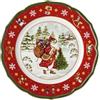 Hutschenreuther Happy Wintertime H. Wintertime Red - Piatto piatto, 22 cm