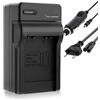 subtel Caricabatteria premium - 1.1m (1A) compatibile con JVC GC-FM1 / GC- WP10 (5V /) Alimentatore Caricatore Cavo di ricarica nero