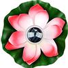 Lychee Luci Galleggianti Solari Esterno, RGB Lotus Flower Wishing Pond Light,IP65 LED Floating Light Impermeabile per Esterne, Giardino, Piscina, Stagno (Rosso)