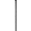 SISAS Palo tubolare dritto diametro 48mm h 200cm in ferro zincato antirotazione con tappo per segnaletica stradale