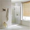 GT-LUX PARETE PORTA NICCHIA SCORREVOLE BOX DOCCIA IN VETRO TRASPARENTE 6MM APERTURA SCORREVOLE DA 93 A 172 CM ALTEZZA 190 CM (130 x 190 cm)