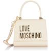 Love Moschino, BORSA A MANO Donna, Avorio, Taglia unica