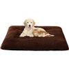 FANSU Cuscino per Cani Gatti, Cuccia Cane Interno Peluche Morbida e Soffice Cuccia Gatti Sfoderabile e Lavabile per Cani Taglia Grande e Media (s-53x38cm,Marrone Scuro)