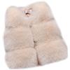 FOLOBE Bambini Autunno Inverno Faux Pelliccia Vest Cappotti Indumenti Caldi Cappotto Felpa Sleeveless Casual