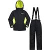 Mountain Warehouse Set da Sci per Bambini con Giacca e Pantaloni -antineve, Tasche Anteriori, Imbottitura in Pile, ghetta antineve Integrata -per Lo Snowboard, Invernale Nero 5-6 Anni