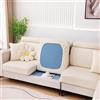 LJQAIZYL Copri Seduta per Divano Elasticizzato Separati Copri Cuscini Divano Antigraffio Copriseduta Divano con Penisola 3/4/2/1 Posti Alta Elasticità Copricuscini per Divani,Beige-Backrest-L（80-110cm）