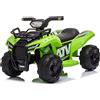 Mondial Toys Moto Elettrica per Bambini Mini Quad 6V ATV Full Optional (Verde)