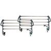 Somnia Descanso - Set di ringhiere metalliche geriatriche apribili INOX rinforzate per letto articolato con 4 barre