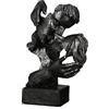 Casablanca modernes Design Casablanca Scultura - Coppia di bacio - Addiction argento antico - altezza 28 cm