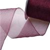 Deko AS GmbH Crash Organza Bordeaux - Larghezza 80 mm - Rotolo 20 Meter - 68080 38 della R 80