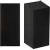 QUARKZMAN 10pz Lenti per Saldatura 2 x 4,25 Paralume 9 Lenti Ricambio Nero