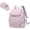 GOLF SUPAGS Zaino da Donna, Zaino Casual per il Giorno Elegante, Borsa da Lavoro Zaino da Viaggio Impermeabile, per Scuola Viaggio Lavoro Uscire, Rosa Viola