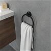Villeroy & Boch Elements Tender anello portasciugamani, TVA151005000K5, Elements Tender nero opaco [Accessori Bagno > Portasciugamani]
