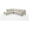 Atlantic Home Collection Divano angolare con pouf sinistro