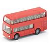 siku 1321, Autobus turistico a due piani, Metallo e Plastica, Rosso, Auto giocattolo per bambini