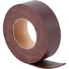 GORGECRAFT 2m*25mm*1.7mm Strisce di Pelle Bifacciali Cordoncino di Cuoio Piatto Fili Intrecciati per Cinturino in Finta Pelle per Artigianato Fai-da-Te Manico per Gioielli Marrone Noce di Cocco