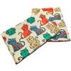Ger3as Gourmet - Set di 2 strofinacci da cucina in lino/cotone, 50 x 70 cm, in tessuto jacquard o stampato (gatti colorati)