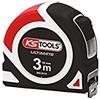 KS TOOLS, 302.0131 - Metro a nastro bimateriale ULTIMATE 3x16mm Kstools, nastro in acciaio bianco con trattamento nylon antiusura, classe II