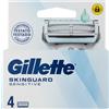 Gillette Skinguard Sensitive Lamette Di Ricambio 4 Pezzi