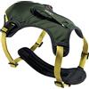 Jeep Pettorina per cani fuoristrada, imbracatura regolabile con tessuto Ripstop Shell e manico rapido, verde oliva, piccola