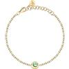 Morellato Bracciale Donna in Argento 925‰ riciclato con Pietra Verde, Collezione TESORI ETERNI - SAXN13